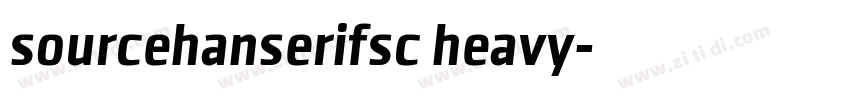 sourcehanserifsc heavy字体转换